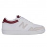 New Balance Bb 480 Mesh Lea Bianco Bordo' - Sneakers Uomo