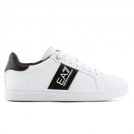 Ea7 Classic Ea7 Logo Bianco Nero - Sneakers Uomo