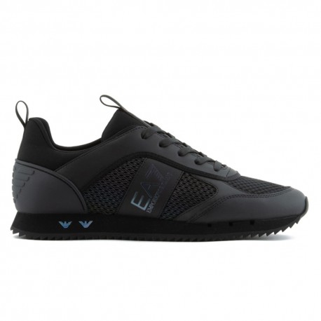 Ea7 Nero&Bianco Laces Nero Nero - Sneakers Uomo