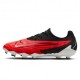 Nike Phantom Gx Pro Fg Rosso Nero - Scarpe Da Calcio Uomo