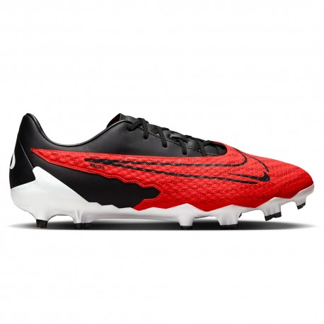 Nike Phantom Gx Academy Fg Mg Rosso Nero - Scarpe Da Calcio Uomo