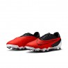 Nike Phantom Gx Academy Fg Mg Rosso Nero - Scarpe Da Calcio Uomo