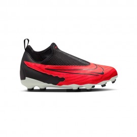 Nike Phantom Gx Academy Df Fg Mg Rosso Nero - Scarpe Da Calcio Bambino
