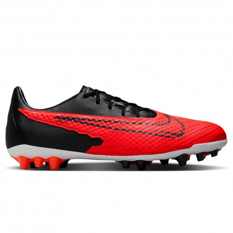 Nike Phantom Gx Academy Ag Rosso Nero - Scarpe Da Calcio Uomo