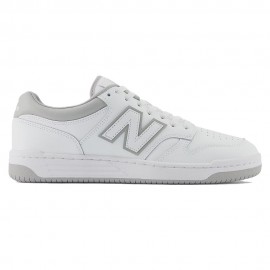 New Balance Bb 480 Low Lea Bianco Grigio - Sneakers Uomo