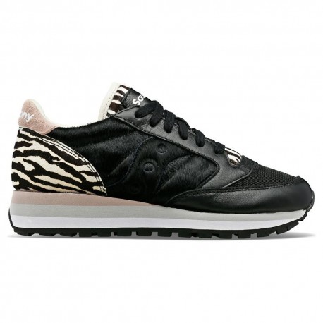 Saucony Jazz Triple Nero Zebrato - Sneakers Donna