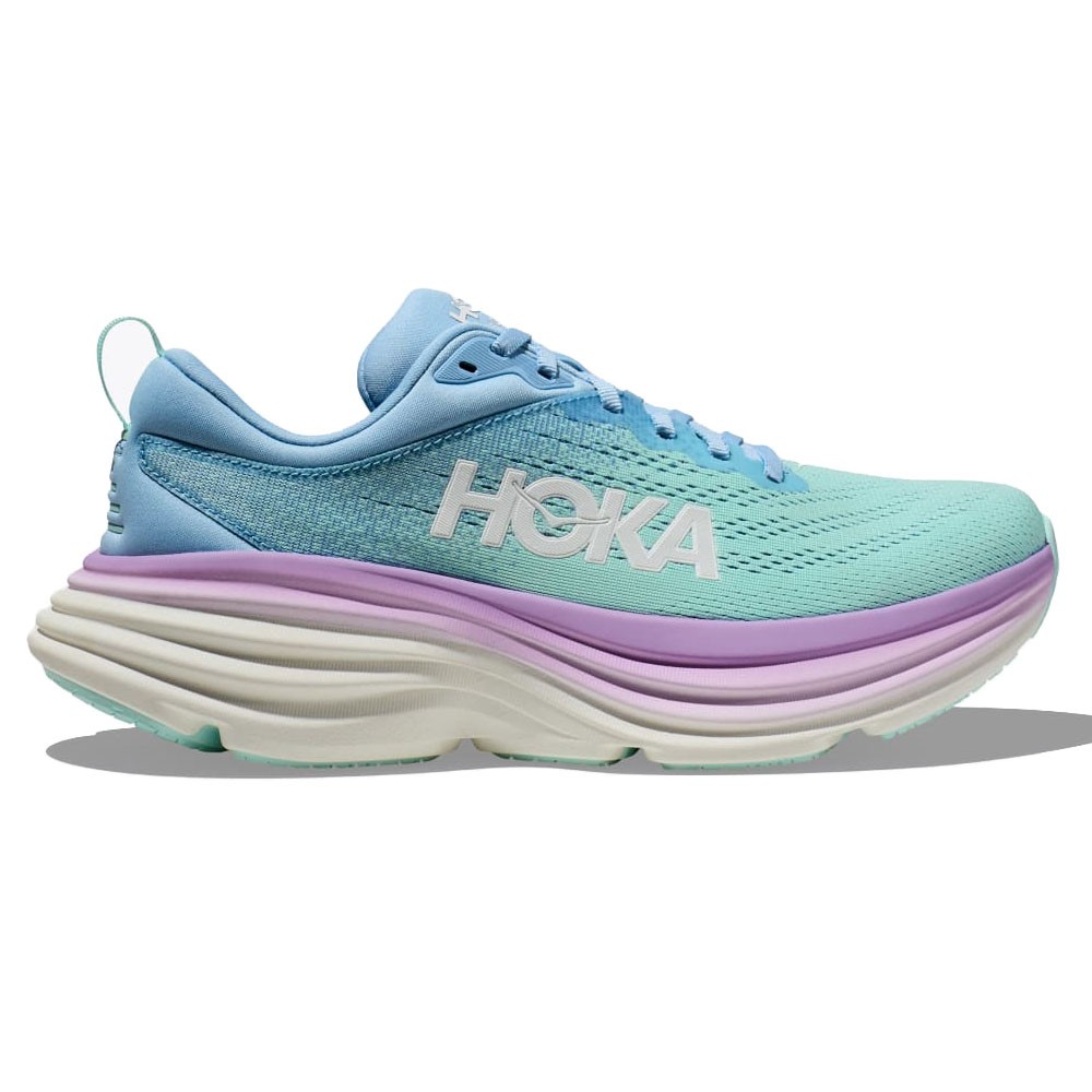 Hoka Bondi 8 Azzurro Lilla - Scarpe Running Donna EUR 41 1/3 / US 9