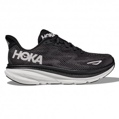 Hoka Clifton 9 Nero Bianco - Scarpe Running Uomo