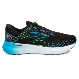 Brooks Glycerin 20 Nero Hawaiian Ocean Green - Scarpe Running Uomo