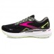 Brooks Adrenaline Gts 23 Nero Gunmetal Sharp Green - Scarpe Running Donna