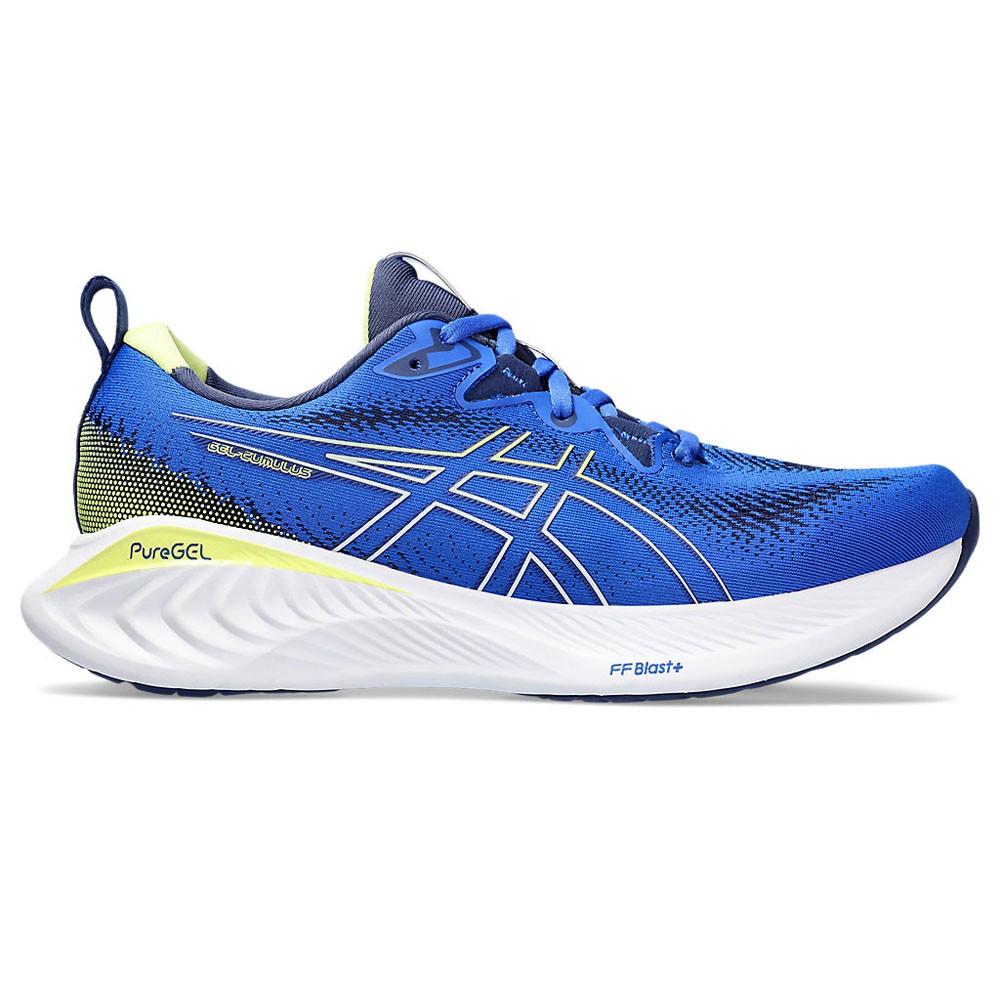 Asics Gel-Cumulus 25 Illusion Blu Giallo - Scarpe Running Uomo EUR 42,5 / US 9