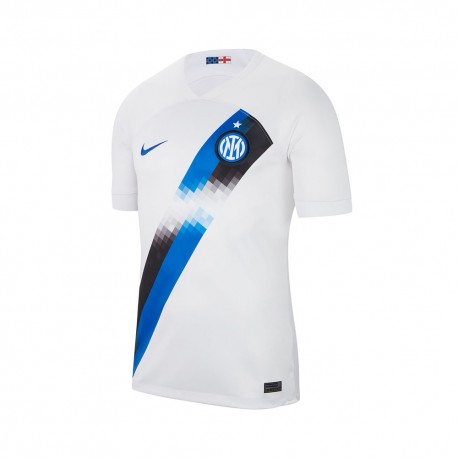 Nike Maglia Calcio Inter 23/24 Away Bianco Blu Uomo