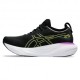 Asics Gel-Nimbus 25 Nero Glow Giallo - Scarpe Running Donna