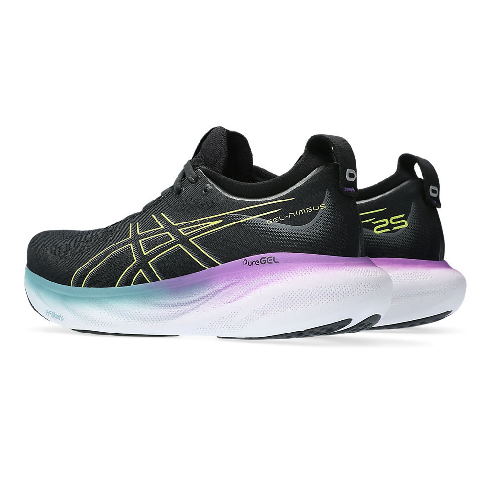 Asics Gel-Nimbus 25 Nero Giallo - Scarpe Running Donna - Acquista