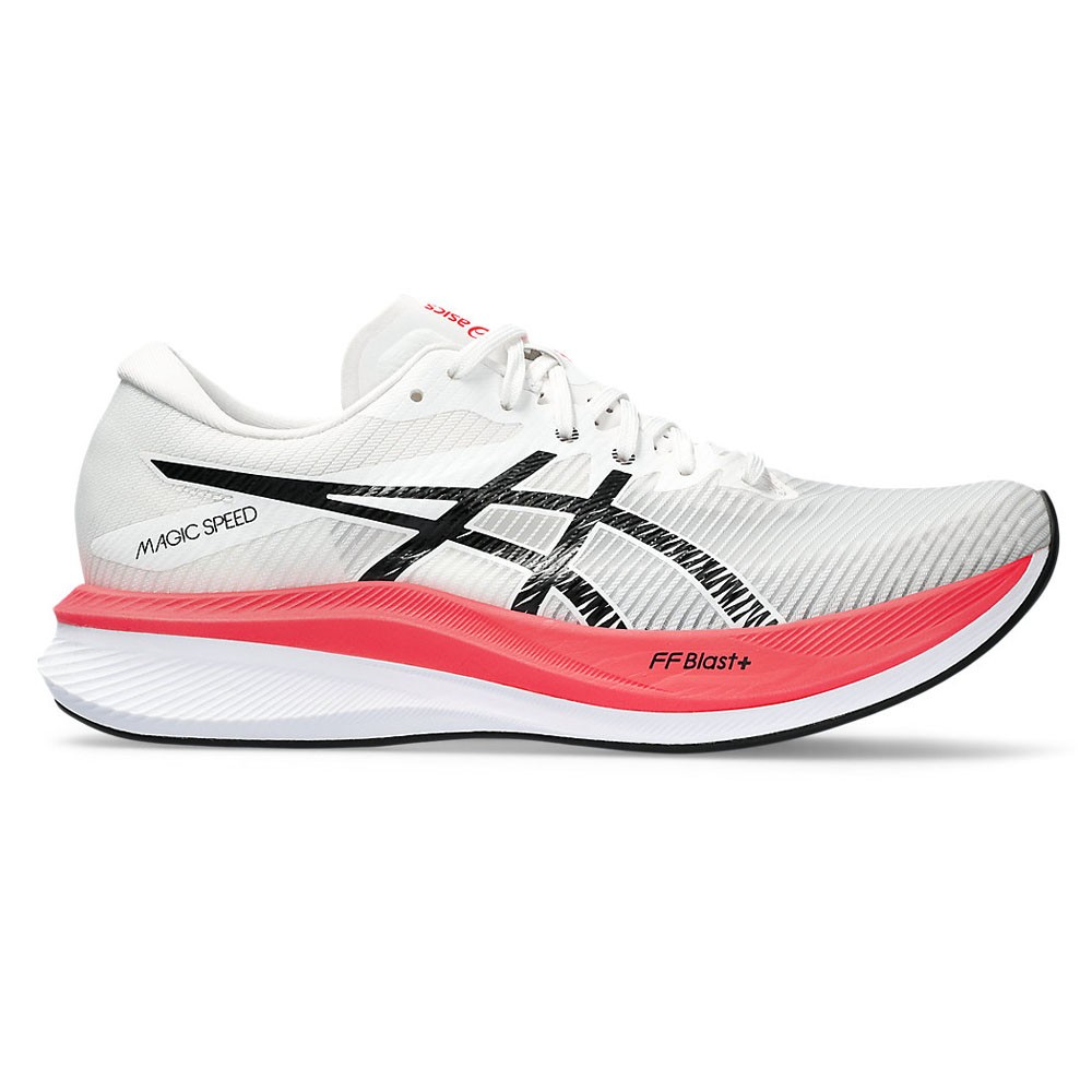 Asics Magic Speed Bianco Nero - Scarpe Running Uomo EUR 41,5 / US 8