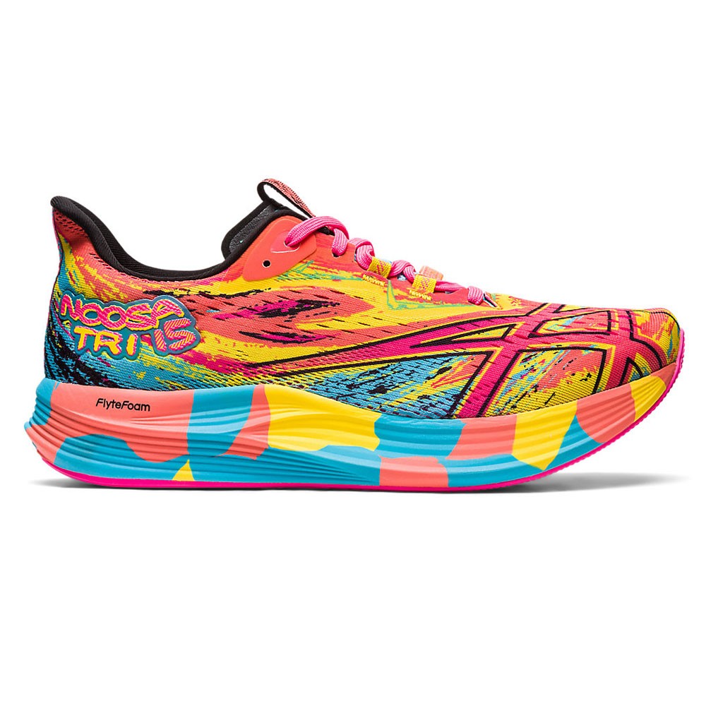 Asics Noosa Tri 15 Azzurro Giallo Rosa - Scarpe Running Uomo EUR 45 / US 11