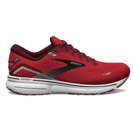 Brooks Ghost 15 Rosso Blue Haze Bianco - Scarpe Running Uomo