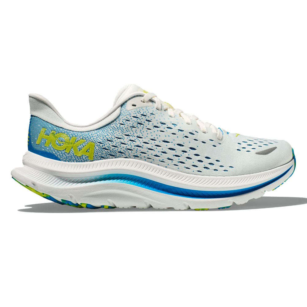 Hoka Kawana Bianco Azzurro Giallo - Scarpe Running Uomo EUR 46 / US 11.5