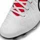 Nike Legend 10 Academy Fg Mg Bianco Rosso - Scarpe Da Calcio Bambino