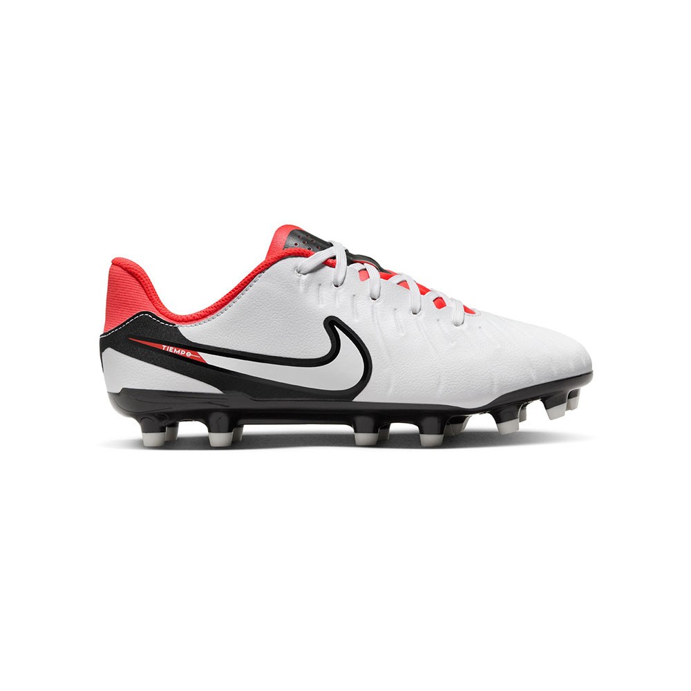 Nike Legend 10 Academy Fg Mg Bianco Rosso - Scarpe Da Calcio Bambino EUR 38.5 / US 6Y