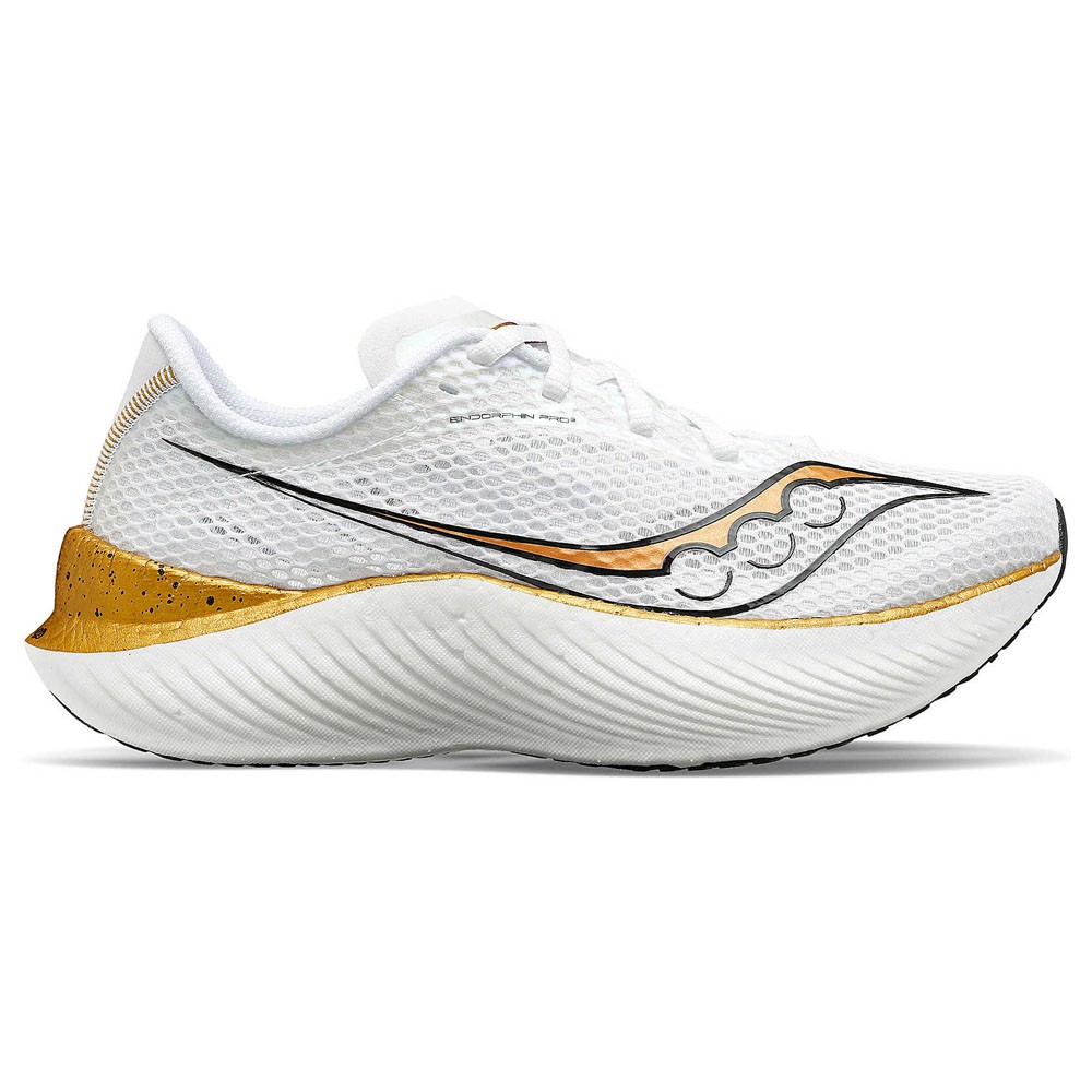 Saucony Endorphine Pro 3 Bianco Oro - Scarpe Running Donna EUR 37,5 / US 6,5