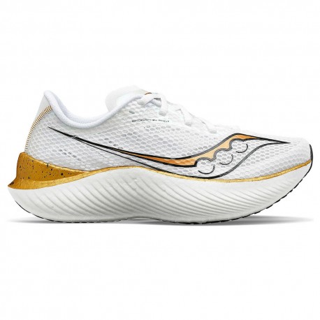 Saucony Endorphine Pro 3 Bianco Oro - Scarpe Running Uomo