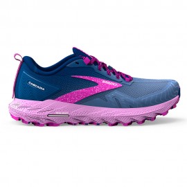 Brooks Trail Running Cascadia 17 Navy Purple Violet - Scarpe Trail Running Donna