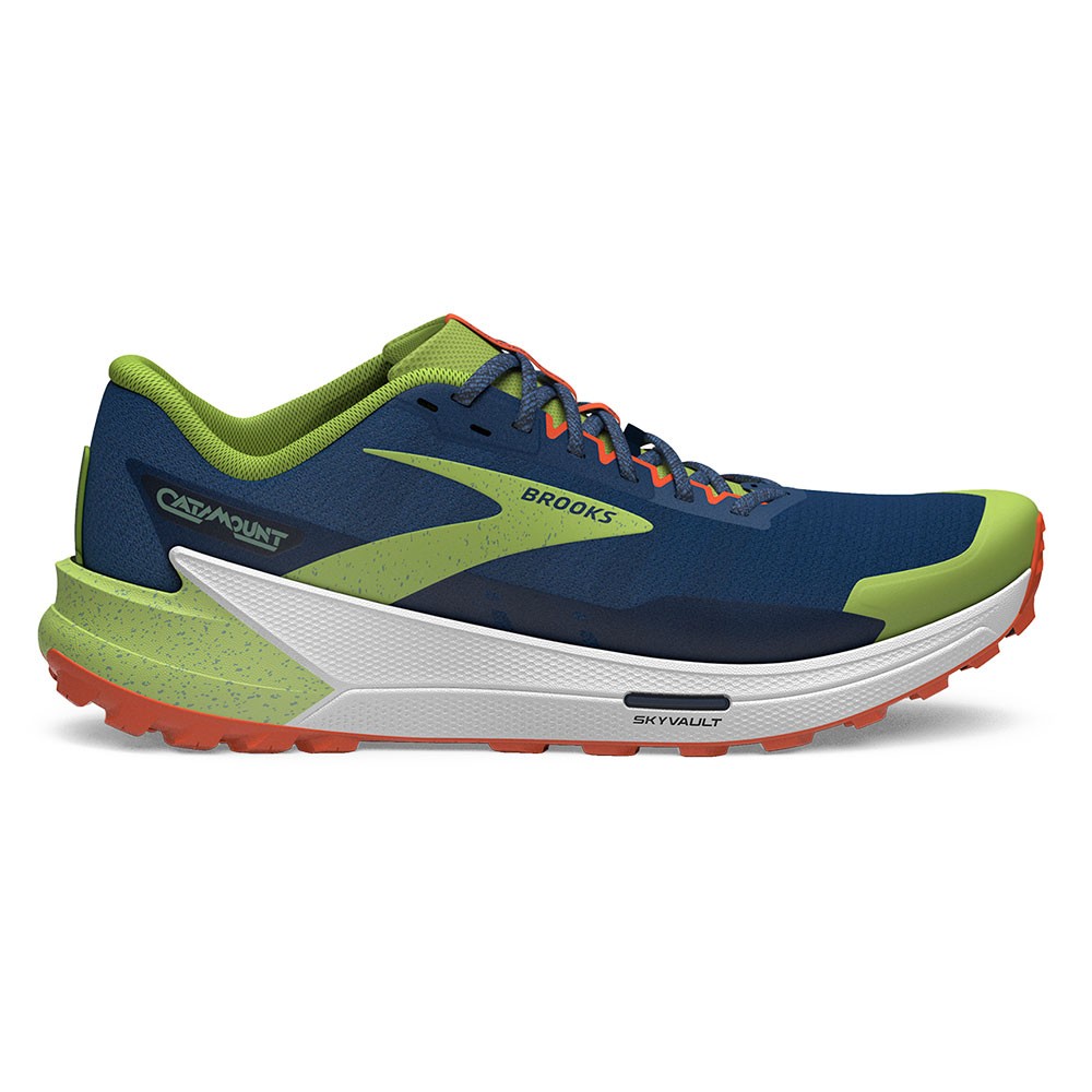 Brooks Catamount 2 Blu Verde - Scarpe Trail Running Uomo EUR 42 / US 8,5