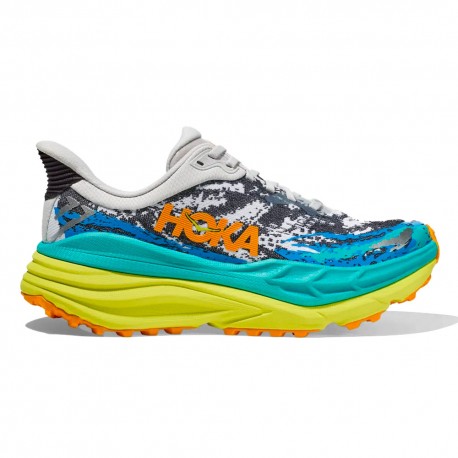 Hoka Trail Running Stinson Atr 7 Bianco Evening Primarose - Scarpe Trail Running Uomo