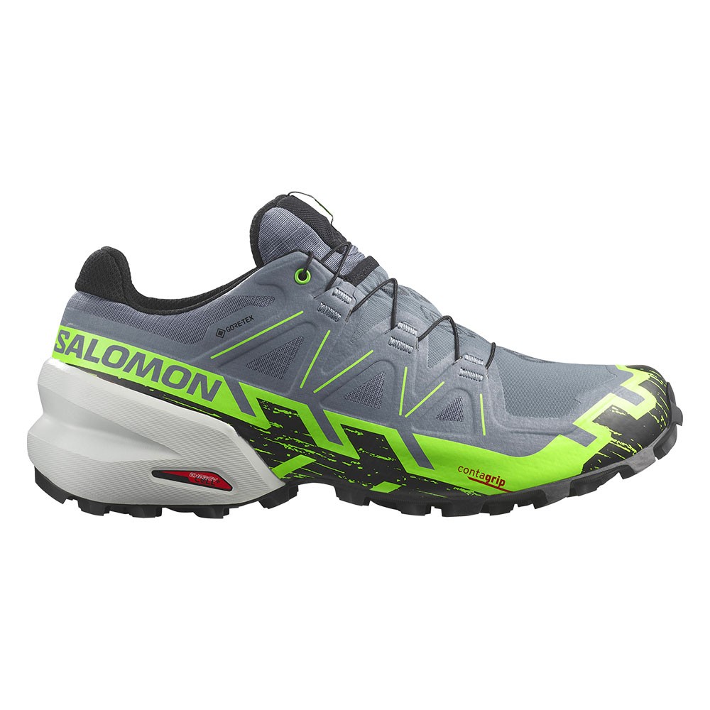 Salomon Speedcross 6 GORE-TEX Flint Stone Verde - Scarpe Trail Running Uomo EUR 48 / UK 12,5