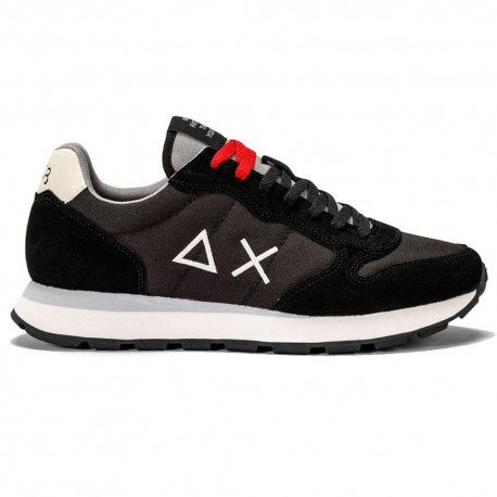 Sun 68 Tom Solid Nylon Nero Bianco - Sneakers Uomo