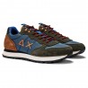 Sun 68 Tom Goes Camping Nylon Navy Blu Arancio - Sneakers Uomo