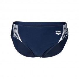 Arena Costume Intero Piscina Slip Graphic Blu Navy Bianco Uomo