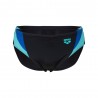 Arena Costume Intero Piscina Slip Panel Nero Blu Uomo