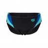 Arena Costume Intero Piscina Slip Panel Nero Blu Uomo