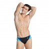 Arena Costume Intero Piscina Slip Panel Nero Blu Uomo