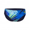 Arena Costume Intero Piscina Slip Waves Blu Navy Multi Uomo