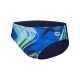 Arena Costume Intero Piscina Slip Waves Blu Navy Multi Uomo