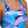 Arena Costume Intero Piscina Tropic Multicolore Donna