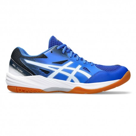 Asics Scarpe Pallavolo Gel-Task 3 Mt Mid Blu Bianco Uomo