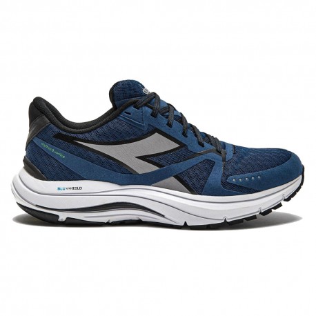 Diadora Mythos Vortice 8 Blue Opal Argento Add - Scarpe Running Uomo