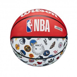 Wilson Palla Basket Nba All Team Rosso Bianco