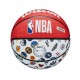 Wilson Palla Basket Nba All Team Rosso Bianco