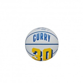 Wilson Mini Palla Da Basket Nba Icon Curry Blu Giallo