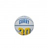 Wilson Mini Palla Da Basket Nba Icon Curry Blu Giallo