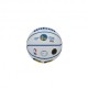 Wilson Mini Palla Da Basket Nba Icon Curry Blu Giallo