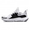 Under Armour Flow Futr X 3 Bianco Nero - Scarpe Basket Uomo