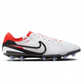 Nike Legend 10 Pro Ag Pro Bianco Rosso - Scarpe Da Calcio Uomo