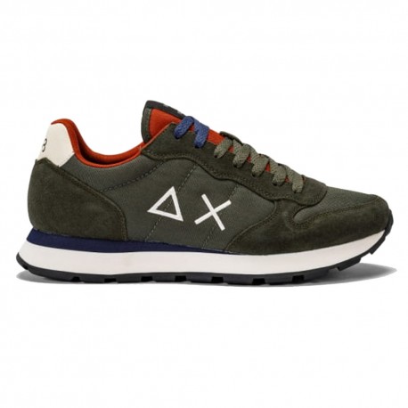 Sun 68 Tom Solid Nylon Militare - Sneakers Uomo