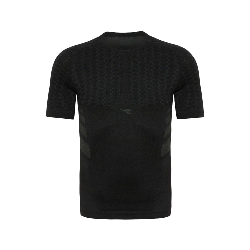 Diadora T-Shirt Running Act Hp Nero Uomo L/XL